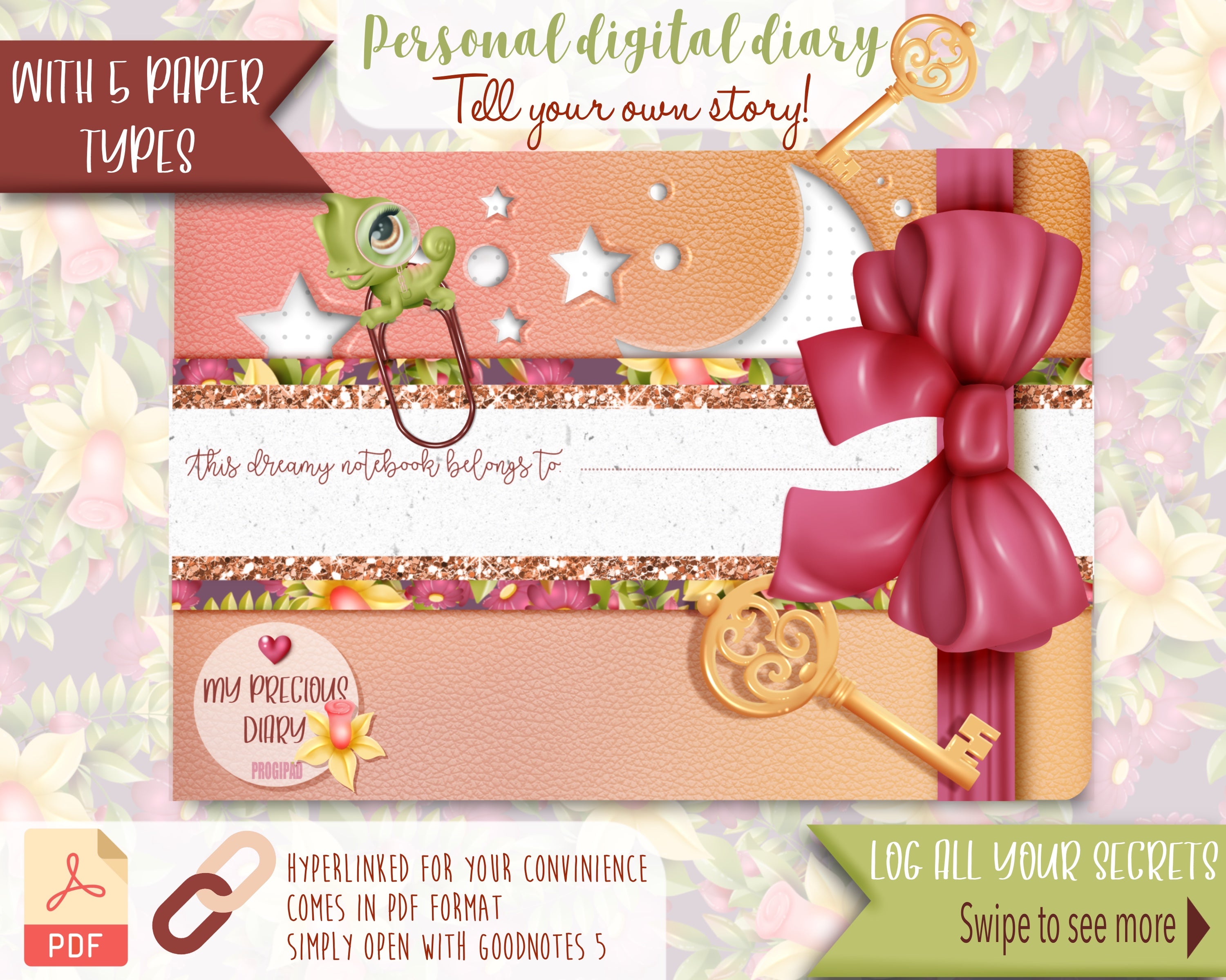 Personal digital clearance diary