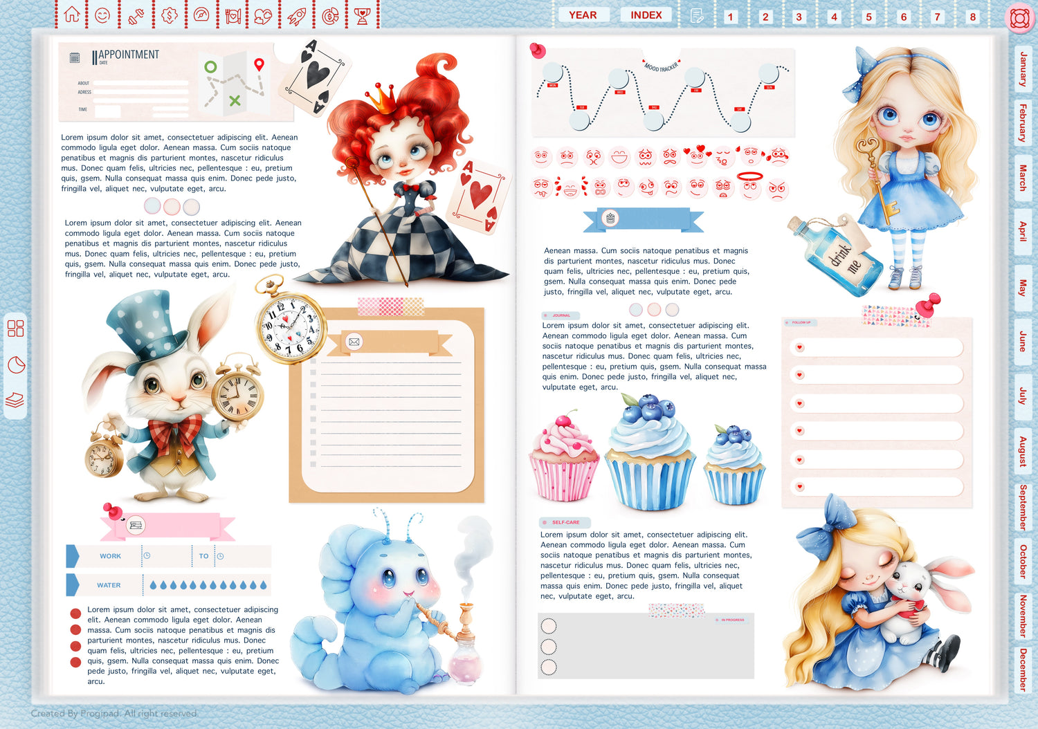 Digital Stickers For Goodnotes And Android, Sweet Alice